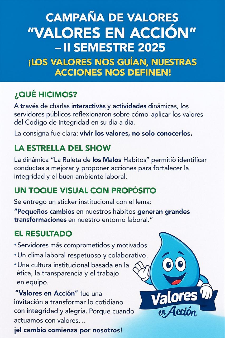 Valores Corporativos II Semestre 2025